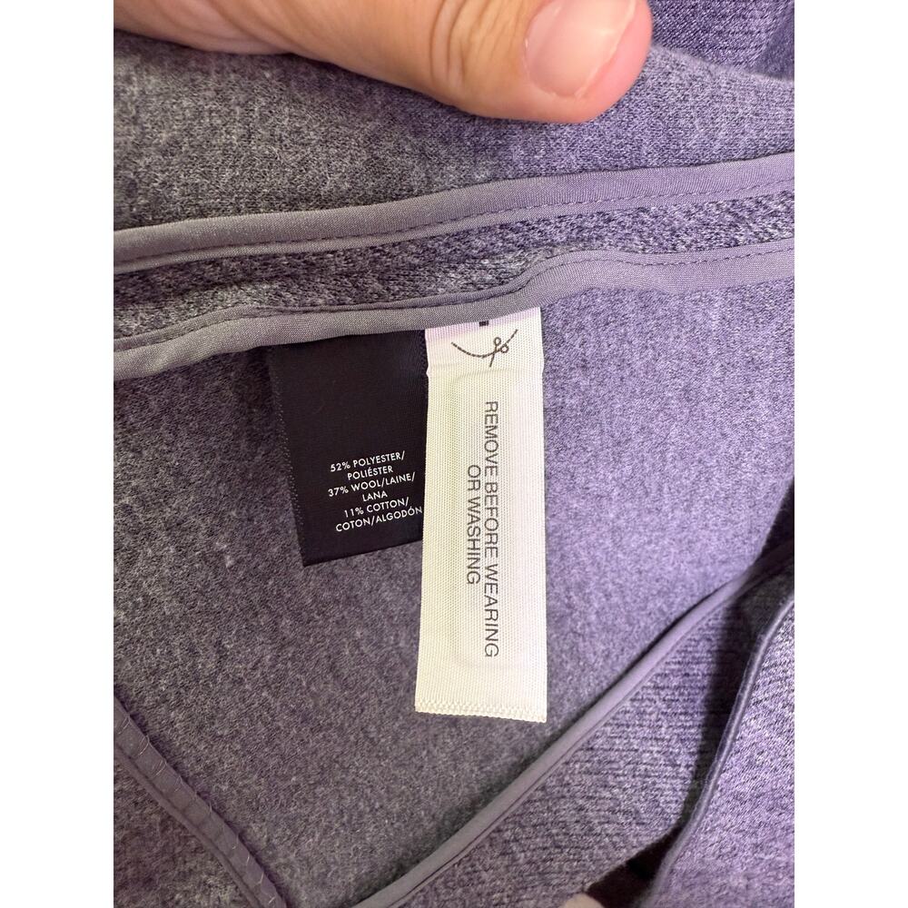 Ann Taylor Gray Wool Blend Blazer Jacket Women’s Size 2 One Button Career Work - Picture 3 of 6